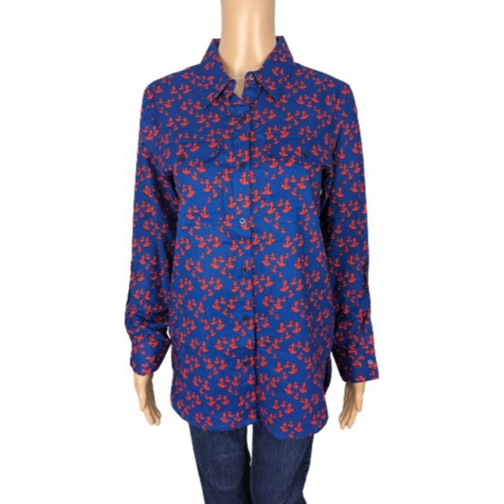 Tommy Hilfiger Anchor Print Button Down Shirt S